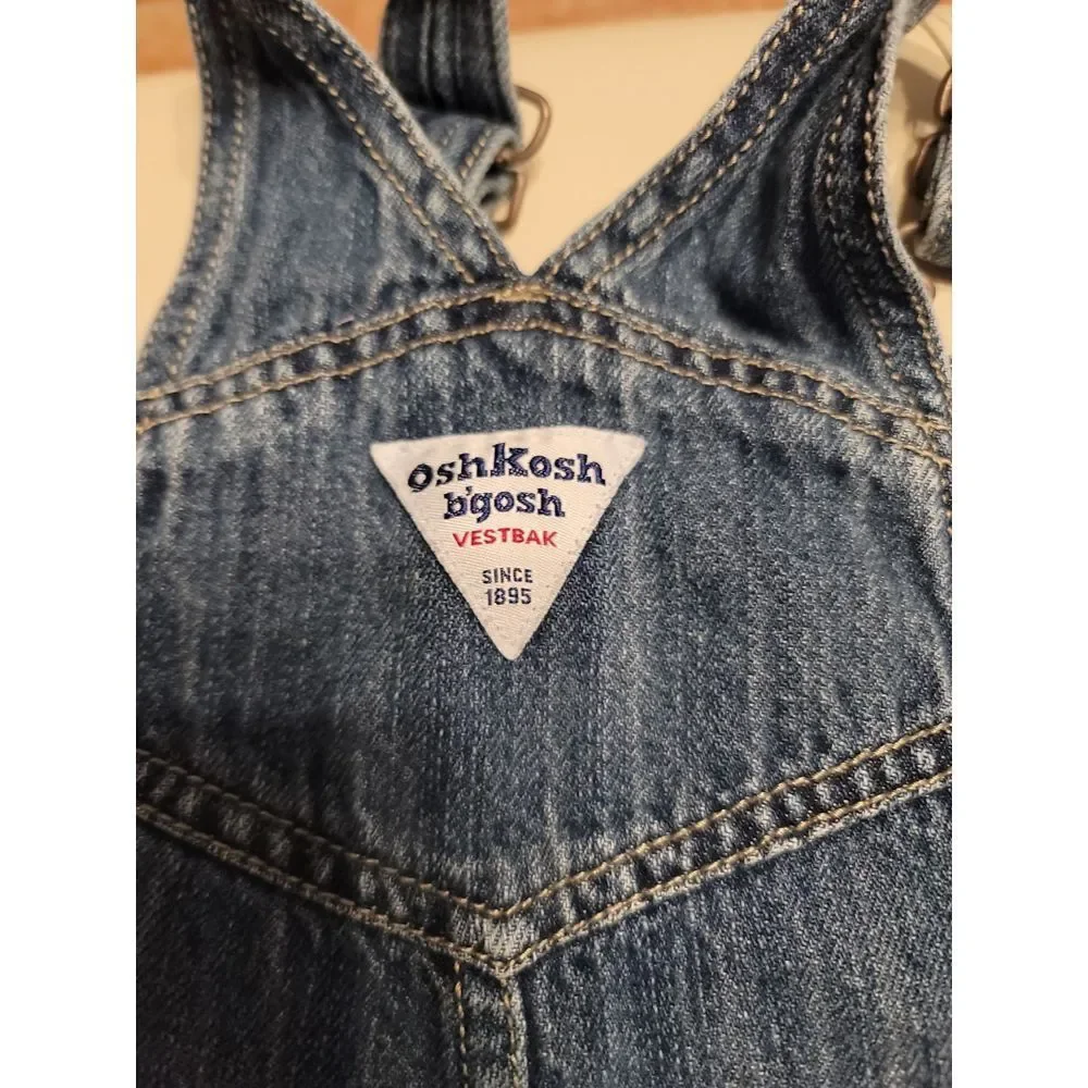 Vintage,‎ Rare, OshKosh B'Gosh Vestbak Overalls size 2T